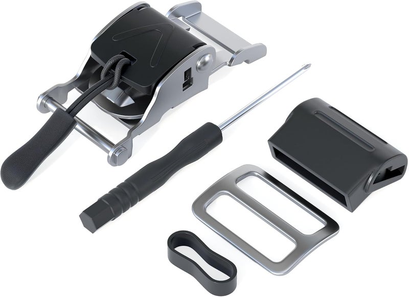 JAGASOL Light Weight Helmet Quick Release Buckle Kit for Motorcycle Helmet, Stainless Steel Motorcycle Helmet Accessories, Helmet Chin Strap Replace D-RING Helmets Up to 1", Max tensile strength 1742N - Image 2